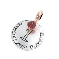 Charm Rerum Donna MUSA in Argento Granato 25006 - 25006